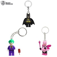 Beast Kingdom Batman Joker Peripheral Movies Creative Cartoon Keychain ChainBook Student Bag Decoration Pendant Gift Wholesale