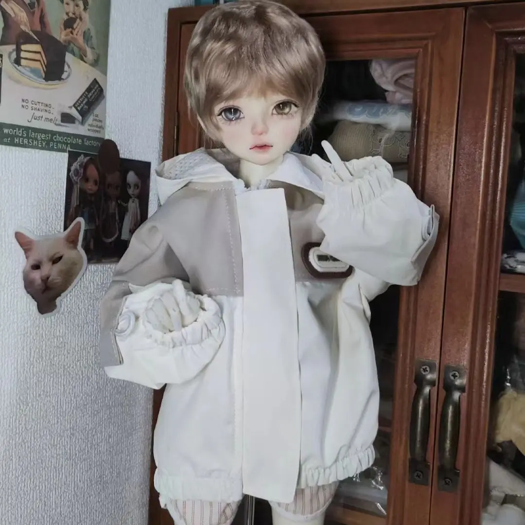 

BJD doll clothes for 1/4 size cute doll clothes hooded jacket windbreaker coat BJD doll clothes 1/4 doll accessories