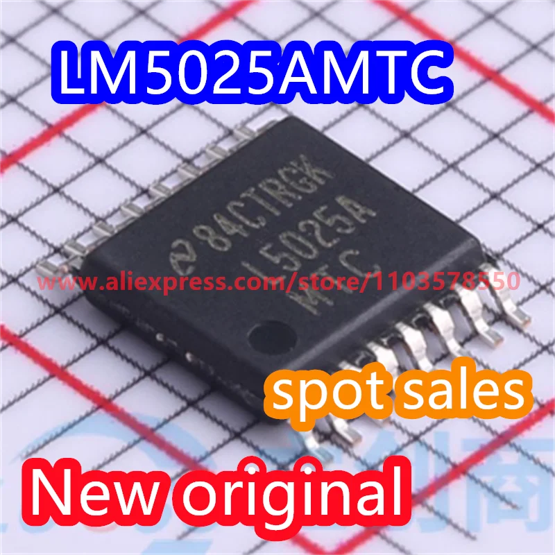 10PCS  LM5025BMTC L5025B package TSSOP-16 switch controller chip LM5025AMTC L5025A brand new original LM5025CMTC L5025C