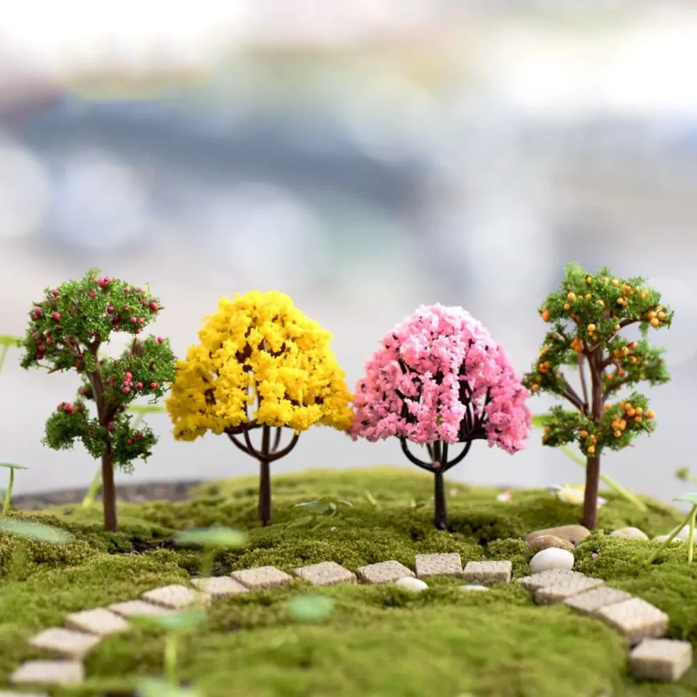 

10Pcs 6/7cm Model Trees Micro Landscape Decor Scale Architectural Model Train Layout Tree Building DIY Toys Bonsai Decoration