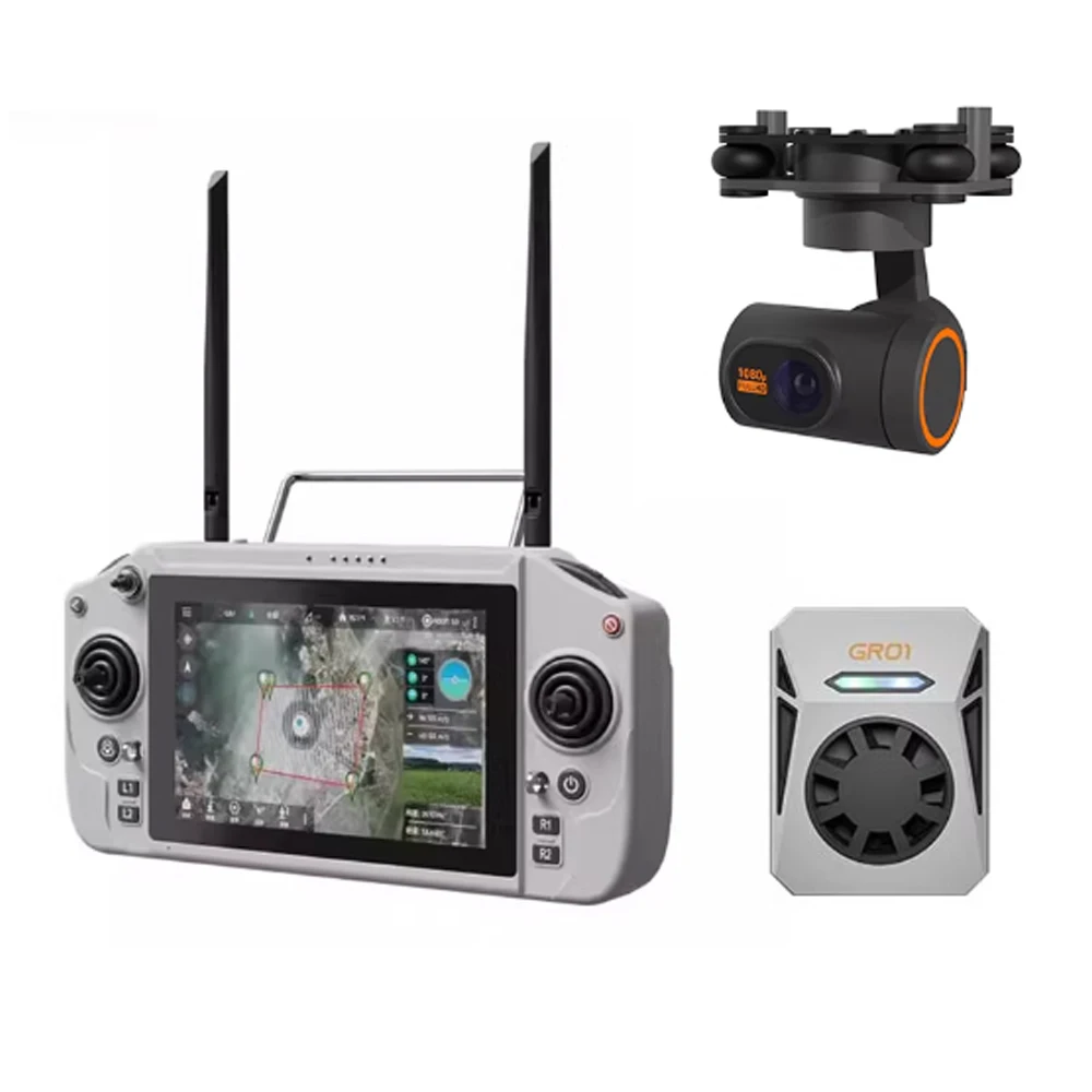 Skydroid G20 Remote Control 6nm Processor 2.4GHz/5.8GHz Dual Band 7-inch HD Display 30KM Image Transmission