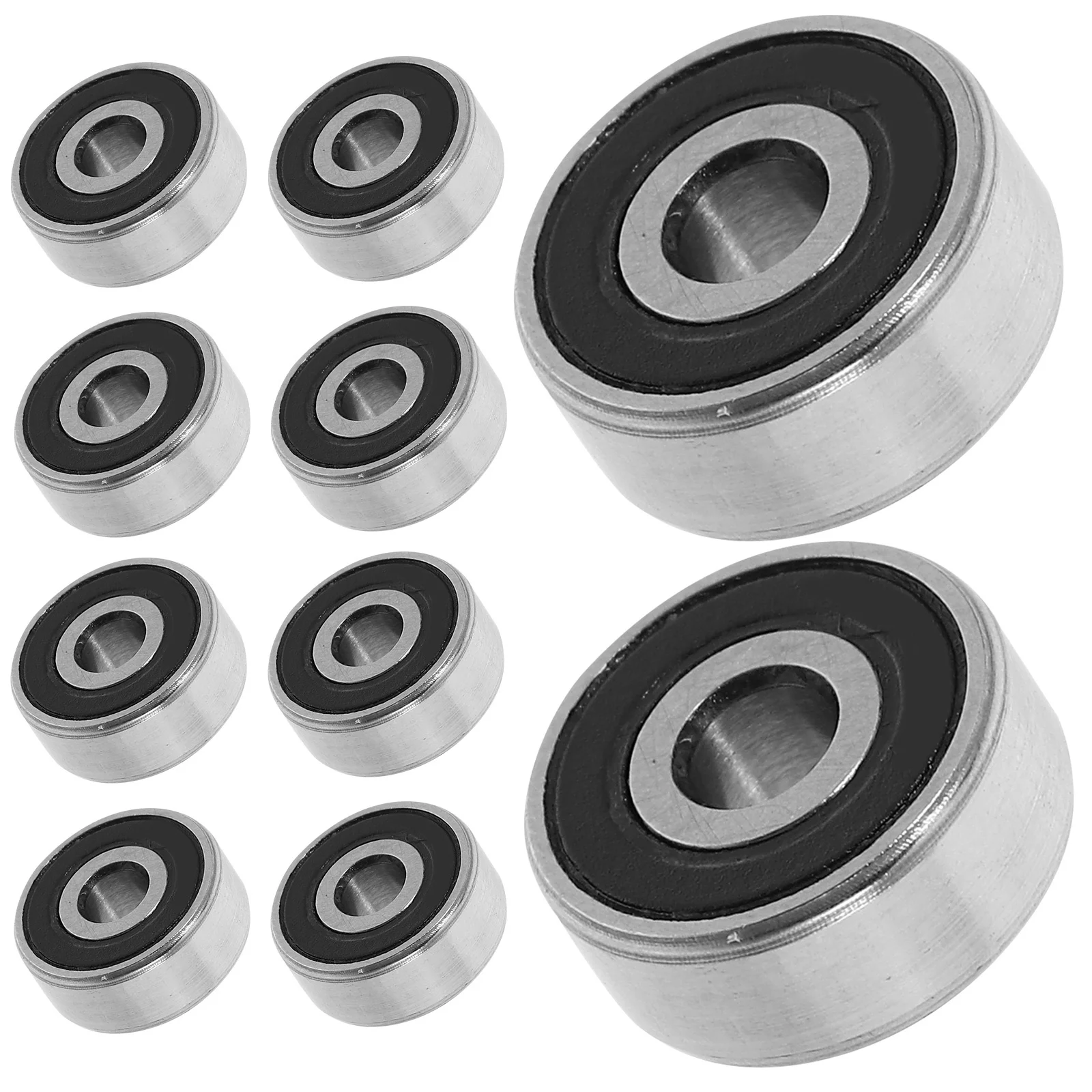 

10Pcs High Speed Waterproof Pulley Bearings Precision Steel Roller Bearings for Fitness Pulley Systems Gym Equipment Replacement