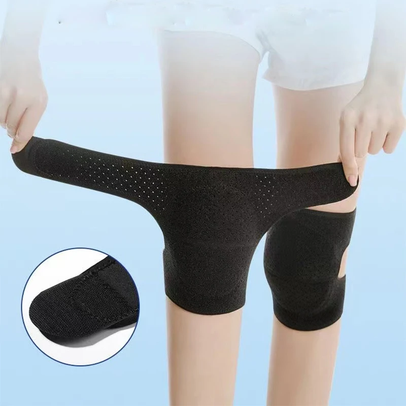 1PCS Sports Compression Knee Pads Elastic Knee Protector Thickened Sponge Knees Brace Support for Dancing Workout Training