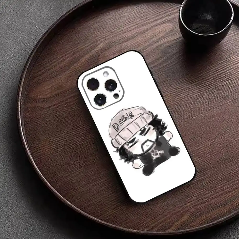 R-Rapper O-Odetari    Phone Case For iPhone 17,16,15,14,13,12,11 Plus,Pro Max,XS,Soft Silicone Black Cover