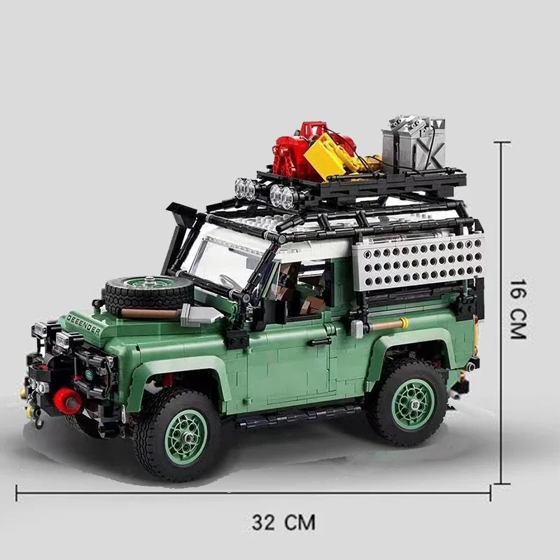 2336pcs New High-Tech Land Rovered Defender 90 Bricks Compatible 10317 Super Off-Road Racing Car Building Blocks Kids Toys Gifts