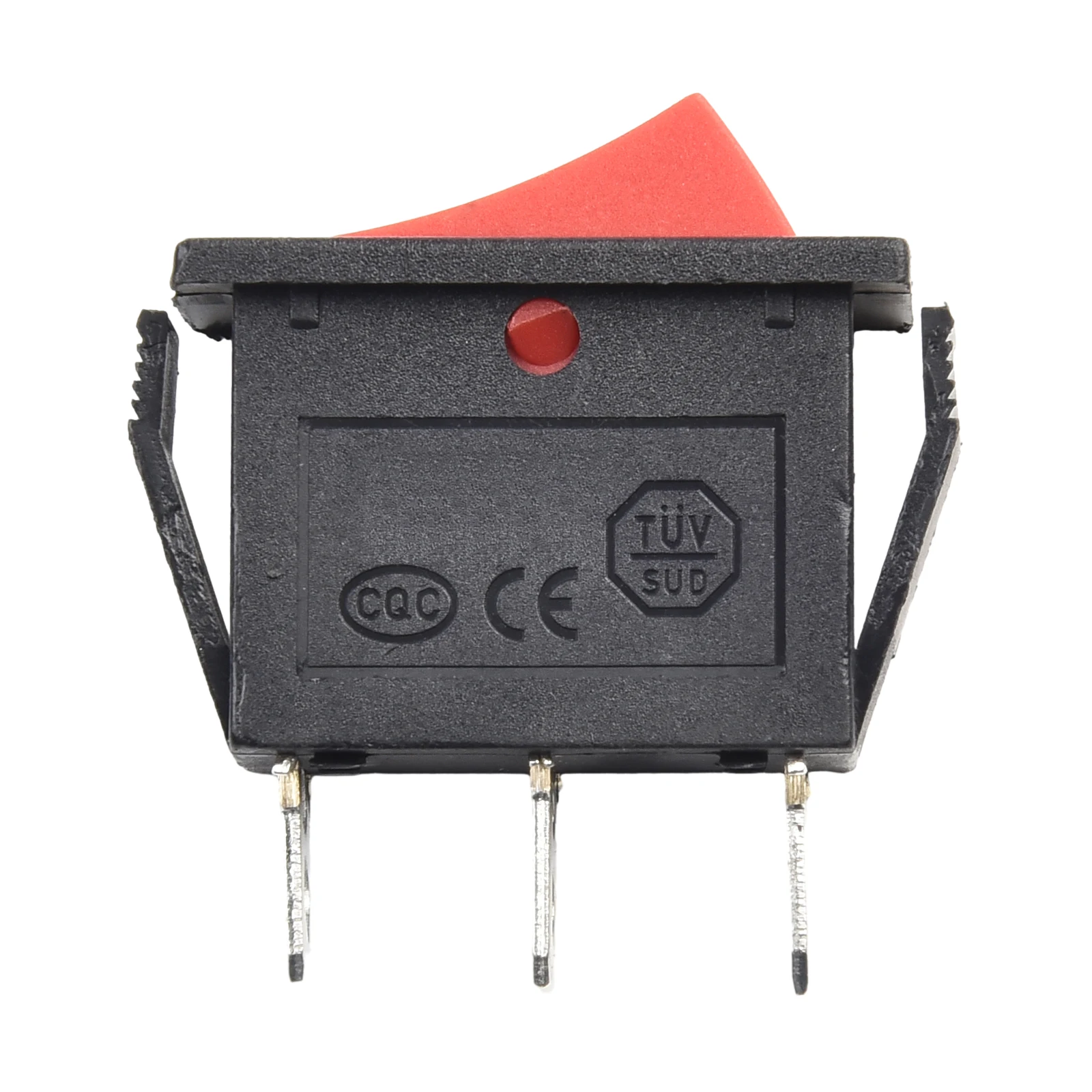 New Practical Quality Rocker Switch 3 Pins Electrical Equipment High Quality Joystick ON-OFF-ON Part RED Rectangular Tool 1 PC