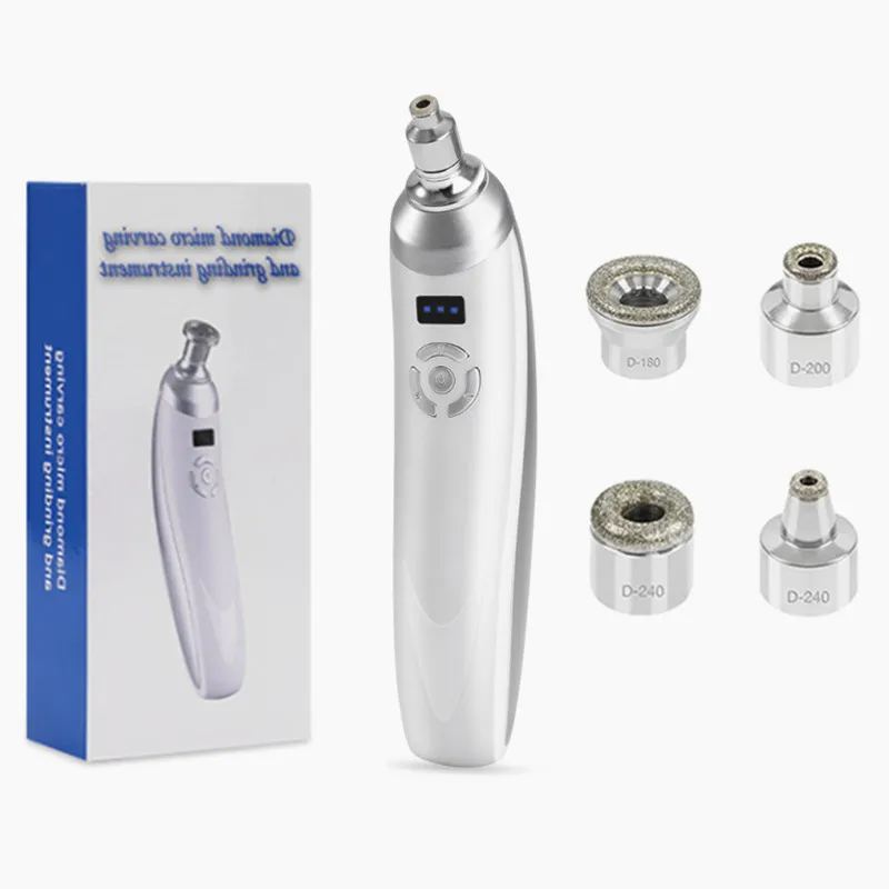 Ulepszona maszyna do mikrodermabrazji do głębokiego oczyszczania twarzy w domowym użyciu, usuwająca zaskórniki, złuszczająca skórę twarzy na blizny potrądzikowe.
