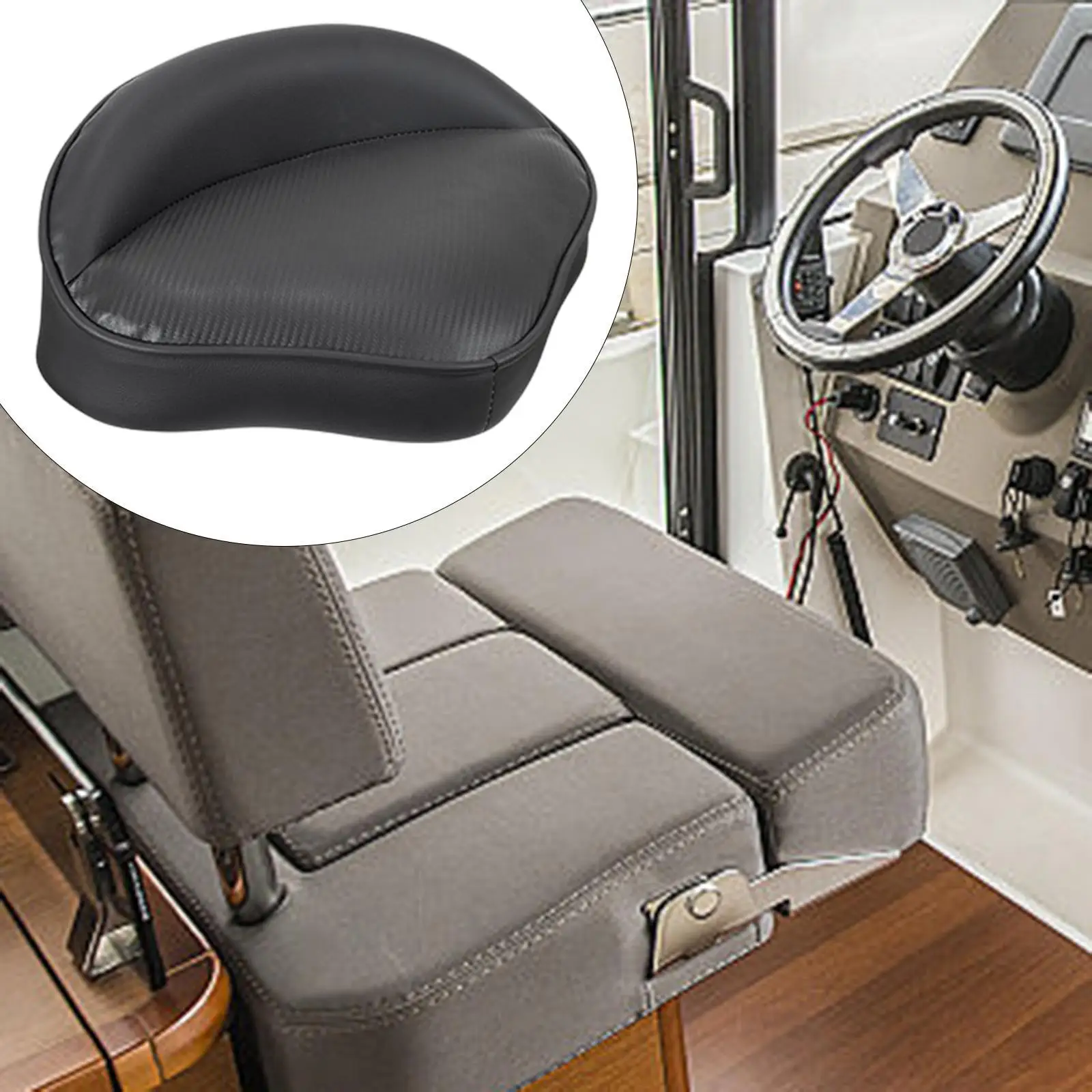 

Boat Cabin Seating Soft Cushion Sun Protection Comfortable Captain Deck Seat