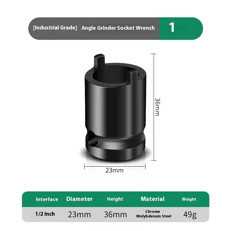Angle Grinder Impact Wrench Adapter Parkside Pressure Sleeve Socket Thread Plate Tool Parts Removal Battery Release Accessorie