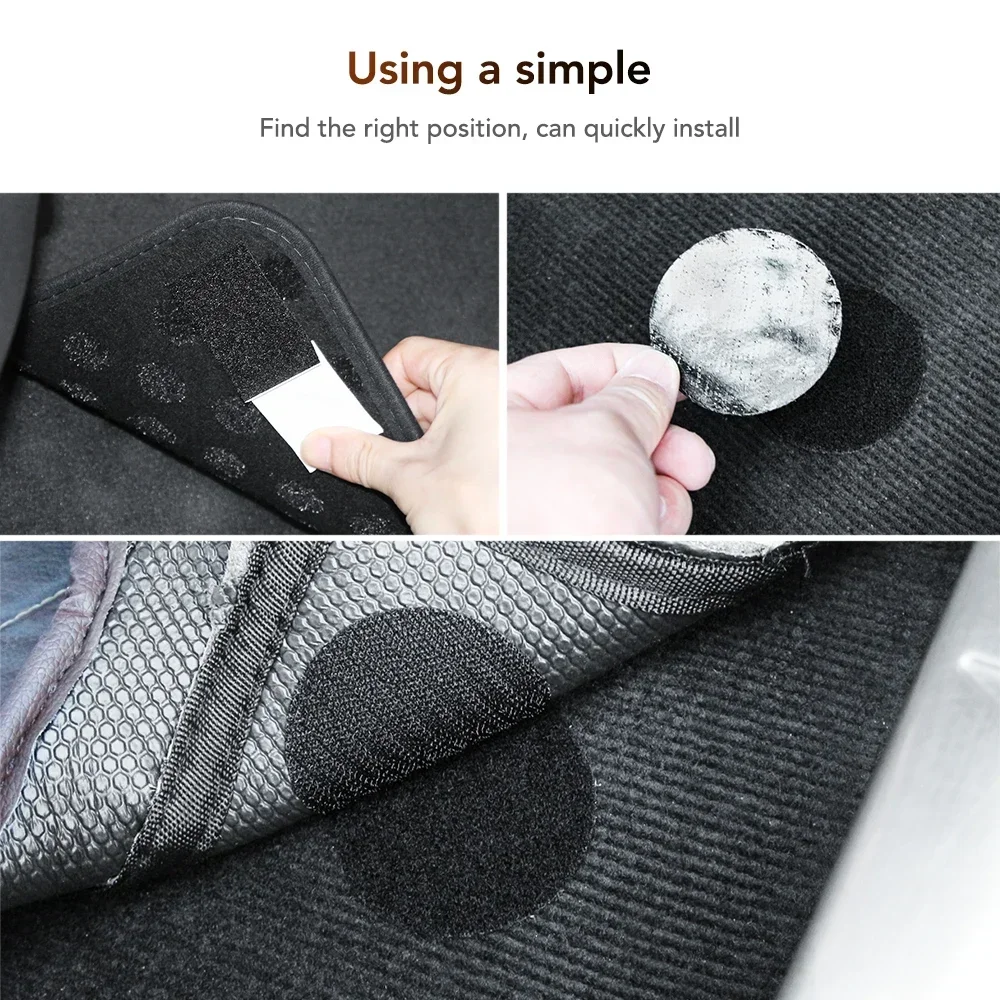 Car Carpet Tape Self Adhesive Fastener Sticker for BMW E46 E90 E60 F30 E39 E36 F20 E92 E87 G30 X5 E91 Universal Auto Accessorie view 5