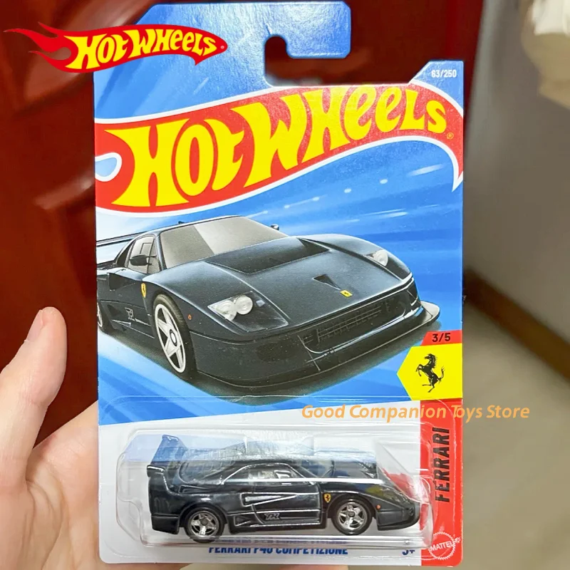 

Оригинальная модель автомобиля A B C Hot Wheels TH 2026 Super Treasure FERRARI F40, коллекционная модель автомобиля 1:64, литая под давлением модель автомобиля