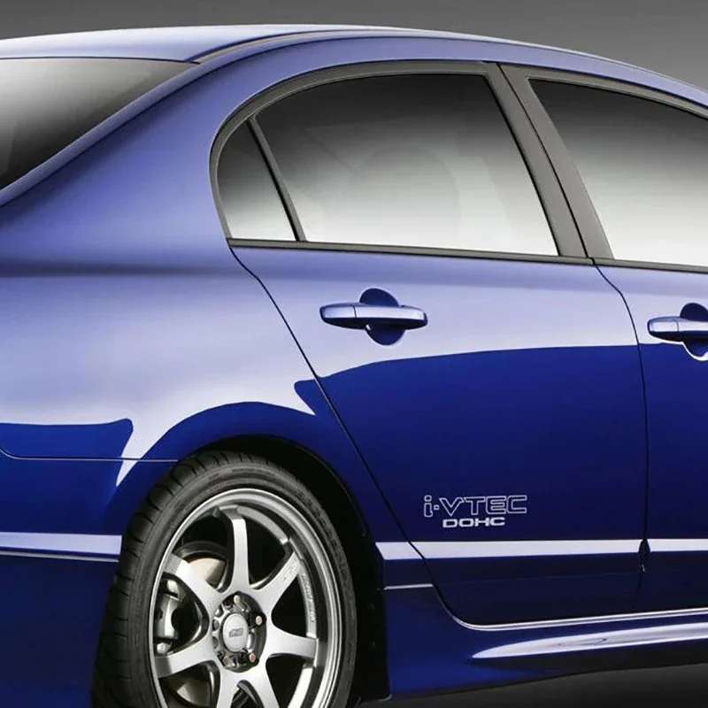 

I-VTEC DOHC Emblem Logo Vinyl Decals ,Car Side Door Decor Vinyl Waterproof Racing Stickers For Honda CIVIC