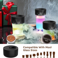 Electric Whiskey Smoker Kit Whiskey Smoker Kit with 6 Flavors Wood Chips Cocktail Smoker Kit for Cocktail Lovers Whiskey Drink