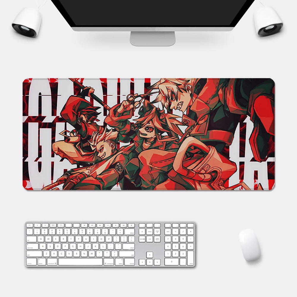 

Hot anime G-Gachiakutas Mousepad HD Printing Computer Gamers Locking Edge Non-slip Mouse Pad XXL90x40cm Keyboard PC Desk Pad