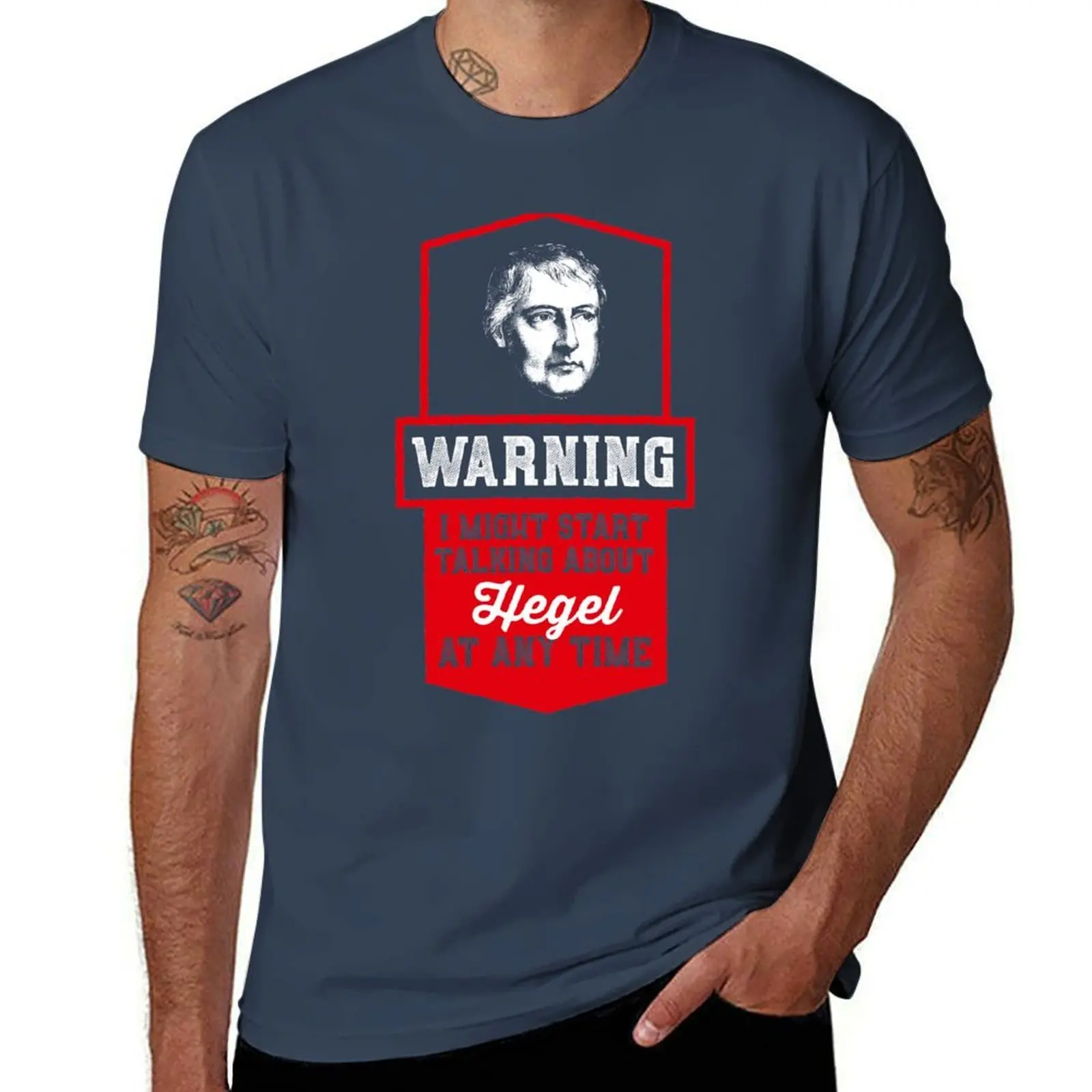 

Warning i might start talking about Hegel- Philosophy Gift T-Shirt man t shirts for men printed t shirts for man T-Shirt