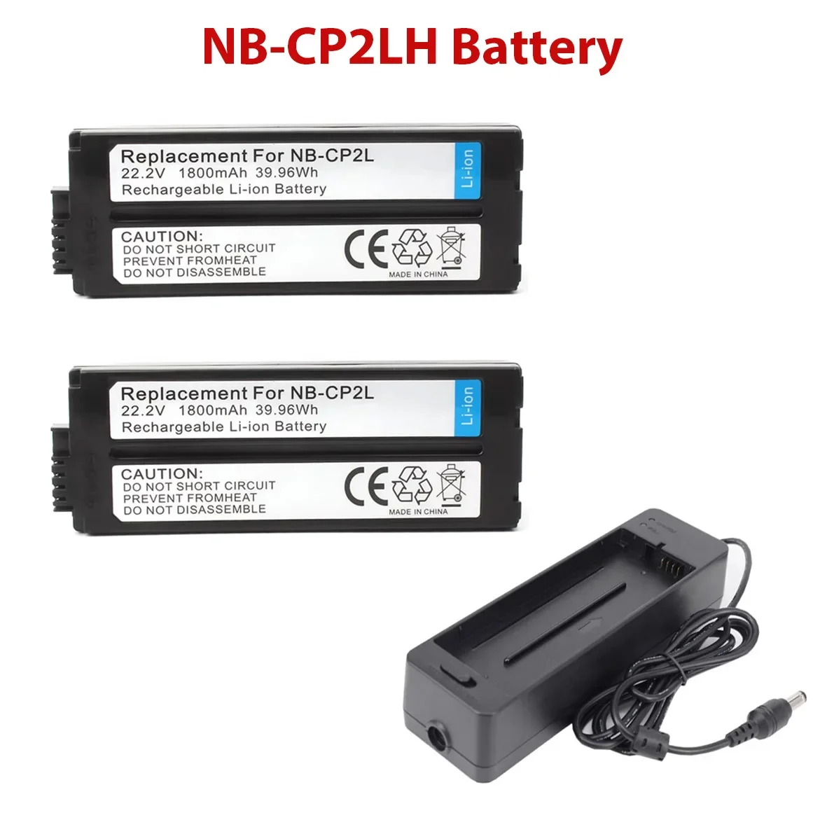 New NB-CP2L NB-CP2LH Battery and Charger for Canon SELPHY NB-CP1L,CP1500 CP1300 CP1200 CP910 CP900 CP800 CP790 CP780 CG-CP200