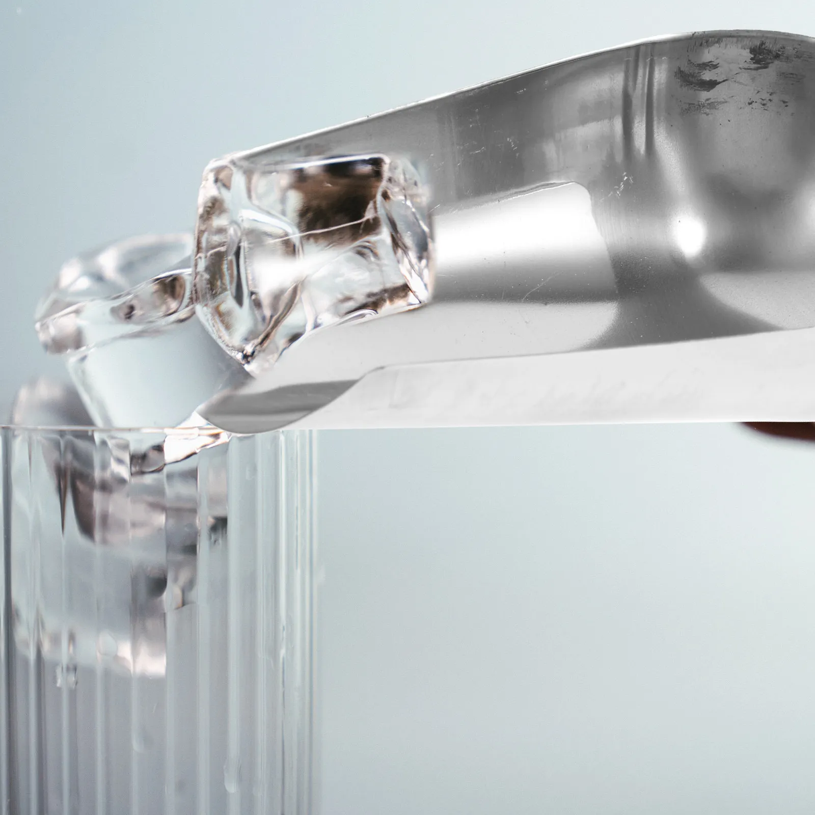 2 Stück Edelstahl-Eisschaufel Premium Lebensmittelschaufel für Küche, Bar, Restaurant Pommes Frites Getreide Reis Mehl Servierwerkzeug