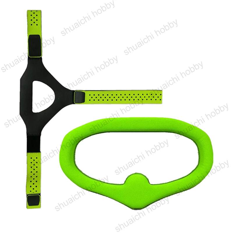 For DJI FPV V1 V2 Vedio Glasses Sponge Foam Pad FPV Googles Headband Faceplate Eye Mask Anti-leakage Light DIY Replacement Parts