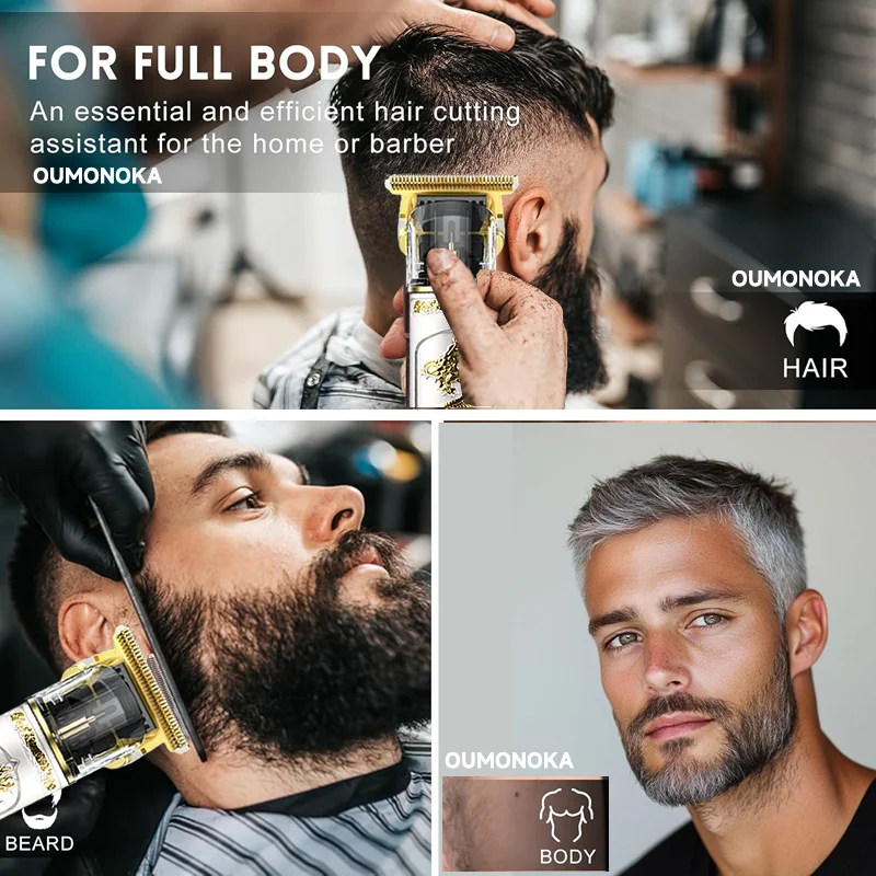 New In Hair Cutting Machine Clipper for Men Barber Shop Trimmer for Men Mower Men\'s Electric Shaver Haircut Beard Trimmer