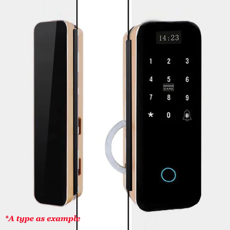 

Tuya Smart Lock Sliding Glass Door Lock Swing Gate Lock Fingerprint Digital Lock Passage Mode Office Security Lock