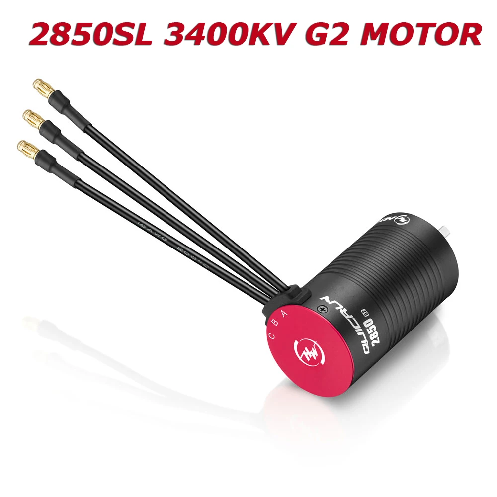 HOBBYWING QuicRun WP G2 16BL30 12BL45 ESC 2840SL 4700KV  2850SL 4700KV 3400KV G2 Brushless Sensored Motor for 1/12 1/14 RC Car
