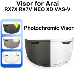 Photochromic Visor for ARAI RX-7X RX7X CORSAIR-X RC RX-7V RX7V PAPIDE-NEO XD VAS-V ASTRO-GX QUANTUM-X SIGNET-X CHASER-X QUANTIC