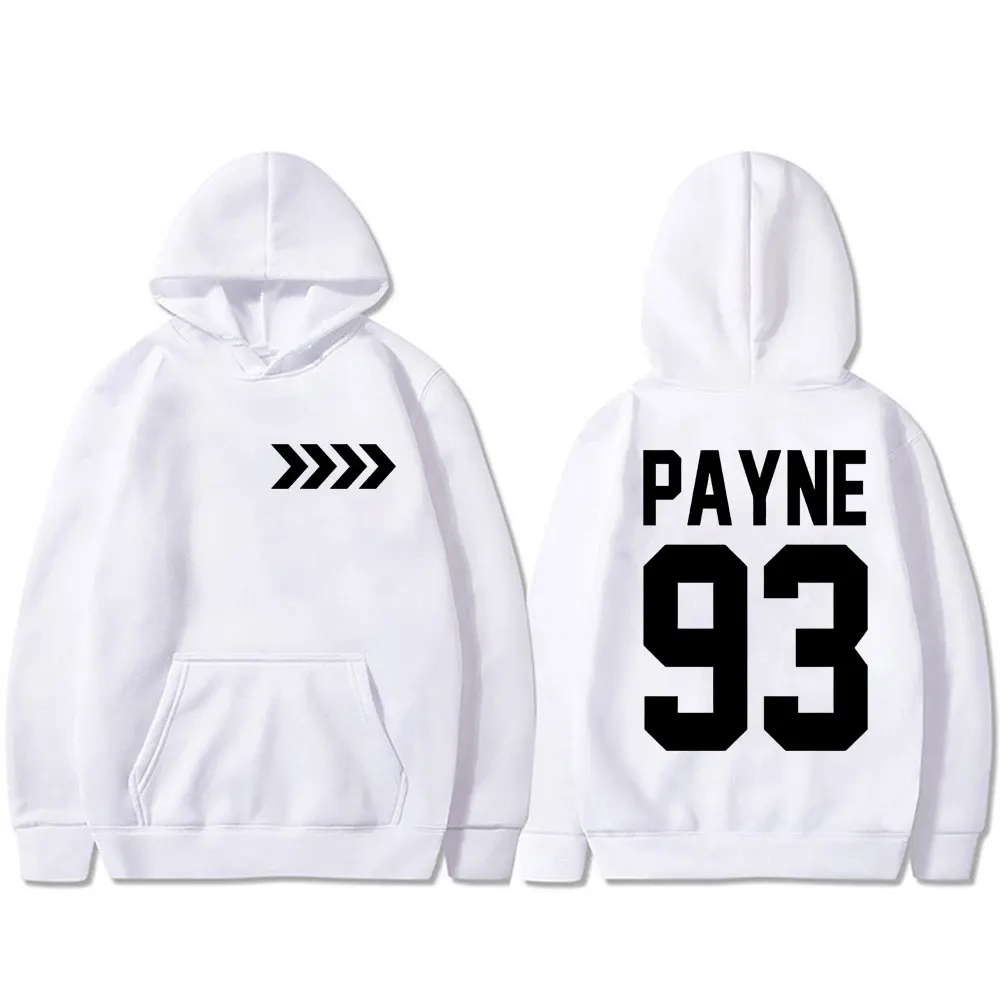 Liam Payne Tribute Graphic Hoodie Payne 93 Merch Hip Hop Harajuku Vintage Sweatshirt Oversized Fleece Warm Men Women Pullovers