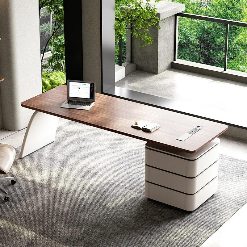 

Computer Desk Office Desks Furniture Living Room President Storage Office Desks Simple Artificial Board Furniture Стол MH40BGZ