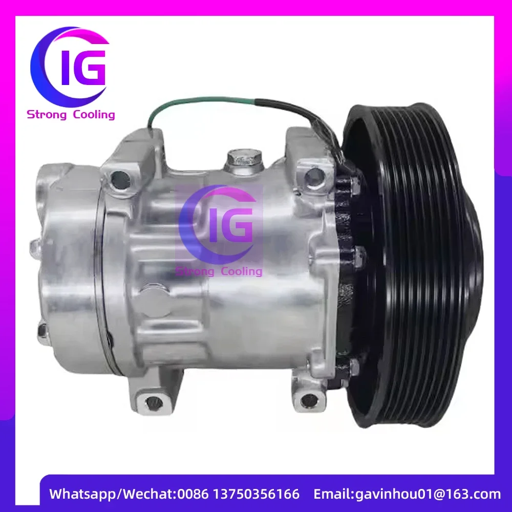 Compressor AC do condicionamento de ar 8PK 12V 24V AC para o caminhão de Volvo 20587125 85000458