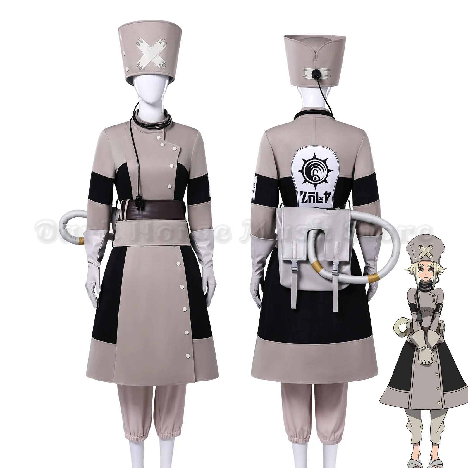 Anime Gachiakuta Guita Zanka Rudo Engine Riyo Ashwaya Amo Tamuji Cosplay Kostüm Requisiten Anzug Halloween Comic Con Rollenspiel Kleidung