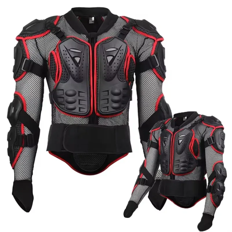 

Adjustable Riding Jacket MTB Racing Sports Knee Pads Full Body Armor Motos Protector Motorcycle Clothes Protective Jacket