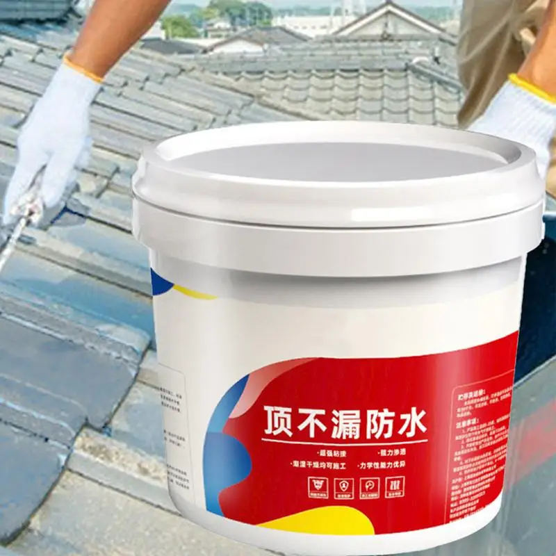 Liquid Waterproof Coating Water-based Waterproof Adhesive For Seal Patch Household Adhesive For Tile Gaps Floor Seams Shower