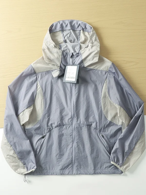 Bluza z kapturem dla par, luźny krój, wiosna-lato, odzież na skórę, Jaet, męska, damska, kontrastowe kolory, casual, moda miejska.