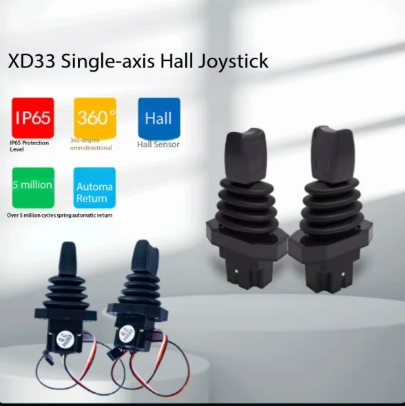 Electrical Automation Analog One-word Stick Thumb Push Rod Industrial Joystick, Remote Control Joystick