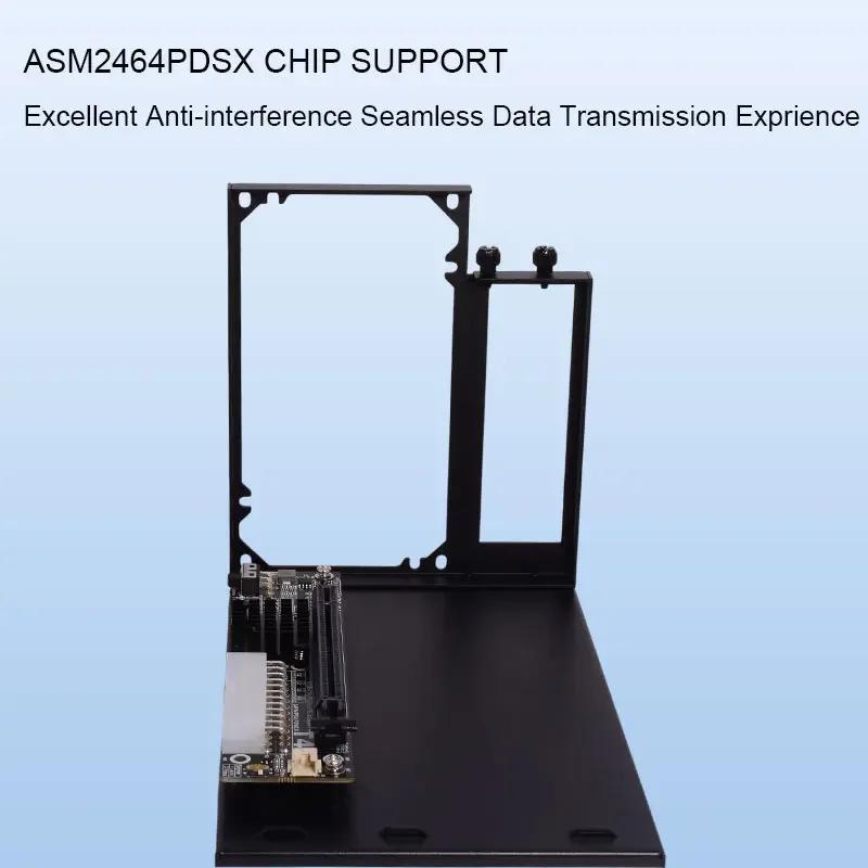 بطاقة رسومات الكمبيوتر المحمول ADT-LINK الخارجية مع قوس USB4 إلى PCIe 4.0x4 محطة إرساء متوافقة مع Thunderbolt 3/4 UT4G