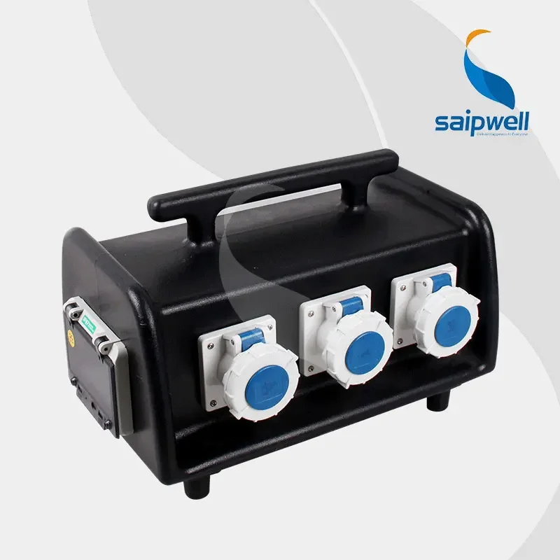 Saipwell High Performance OEM Stackable Rugged Design Portable Power Distribution Systems 3 Phase Moving Light Box