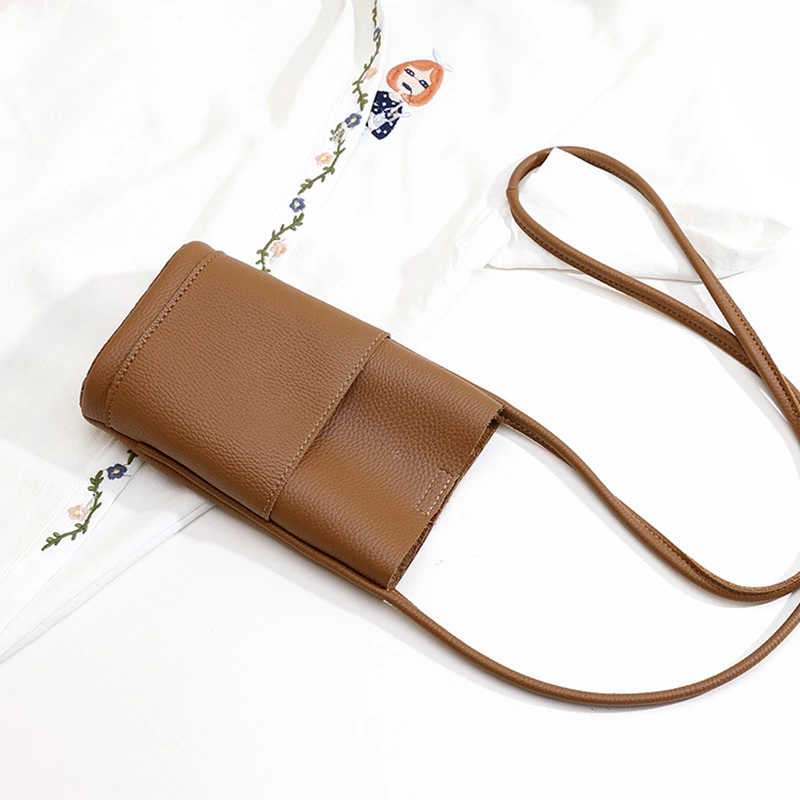 Mobile Phone Bag Crossbody Small Bag Fashion Versatile Phone Bag Women\'s Shoulder Bag Soft Pu Leather Shopping Bag