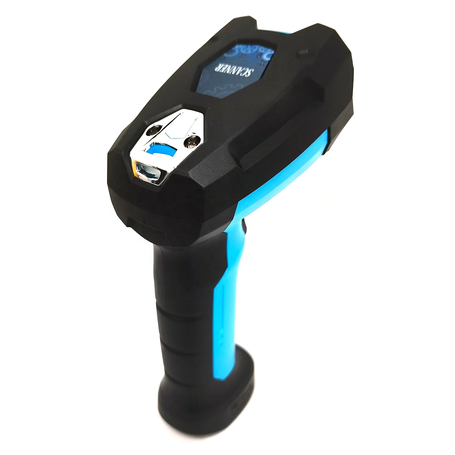 OEM ODM 2D Industrial Barcode Scanner with Wireless Charging Stand, 1968 Feet Transmission Distance 433Mhz Wireless BT