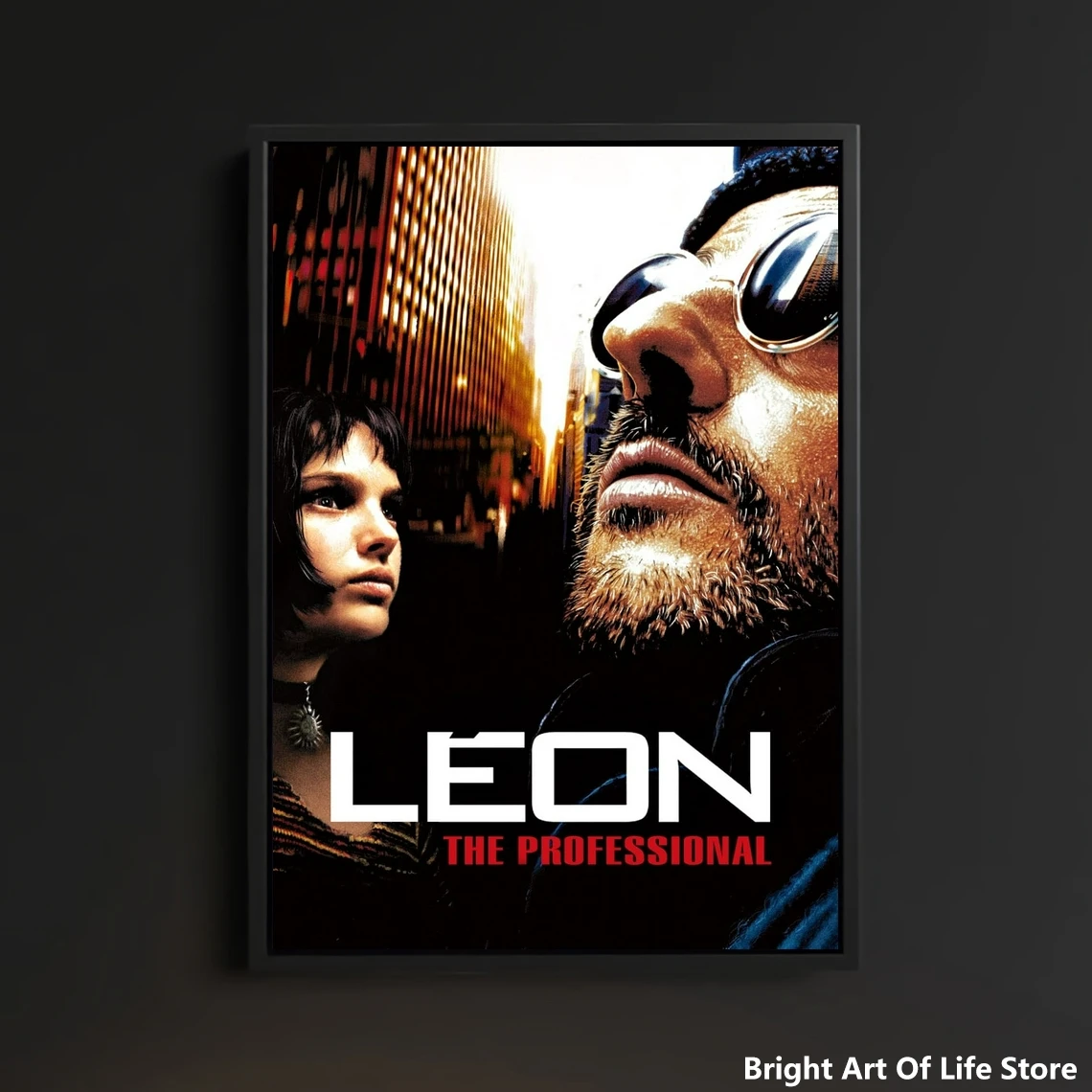 

Leon Movie Poster Star Art Cover Photo Canvas Print Apartment Home Decor Wall Painting (Unframed)