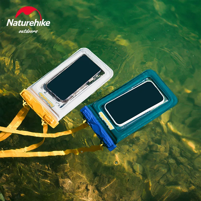 Naturehike Waterproof Phone Case IPX8 Water Proof Bag Swim Cover Lightweight Portable Phone Bags Touch Screens Waterproof Pouch