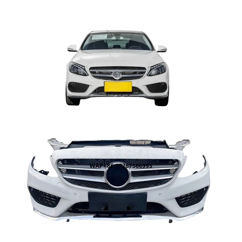 

High Quality Used Front Bumper Assembly for Mercedes Benz C-series 205 Including Headlight Grille and Radiator