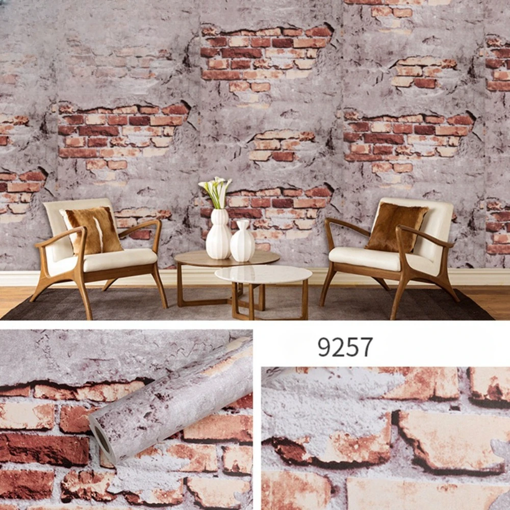 

TV Background Wall Home Decoration Wallpaper 3d Brick Pattern Wall Sticker Wallpaper Self-adhesive Bedroom Contact Paper 5m/10m