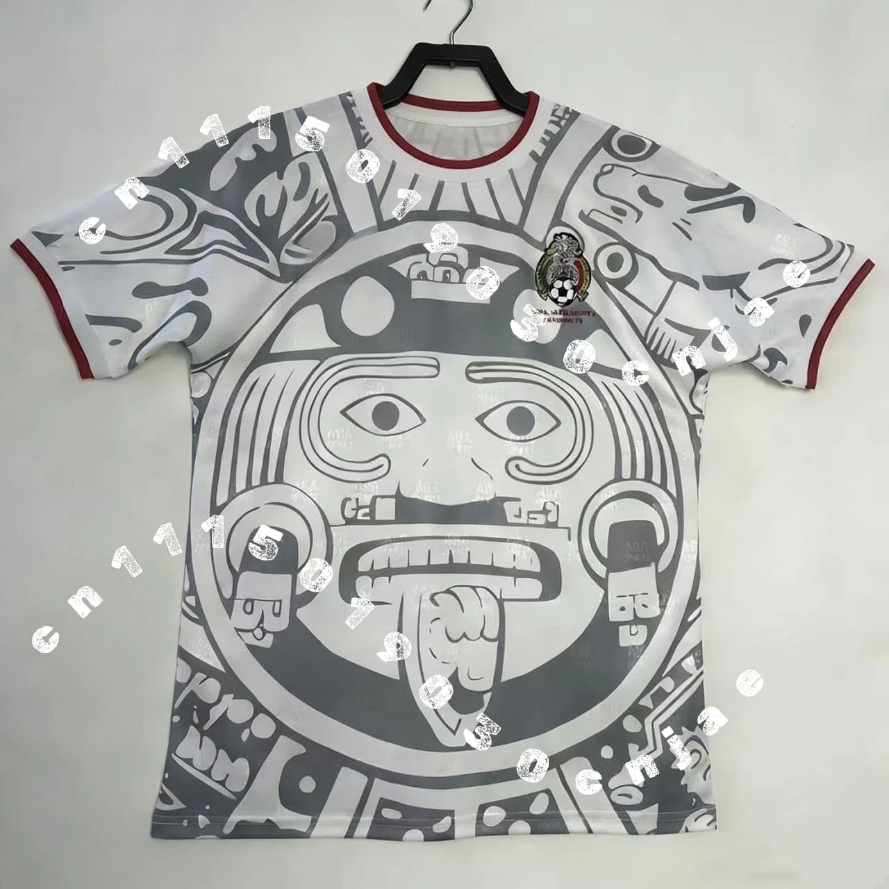 Mexico Aztec Sun Stone 3D Print T-Shirt Green Red National Emblem Breathable Quick-drying Cultural Casual Top Family Kids Tees