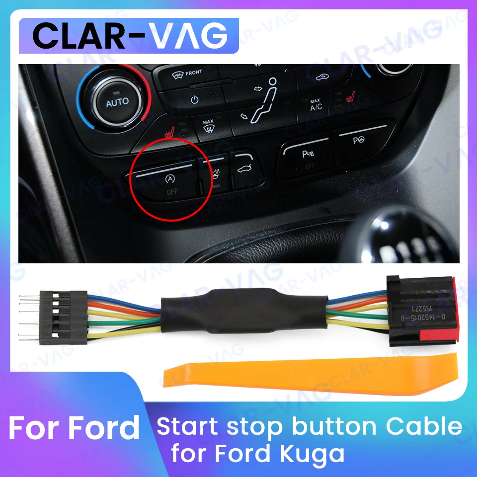 

Automatic Stop Start Engine System Off Device Control Sensor Plug Cancel Cable for Ford Kuga 2015 for C-max for transit custom