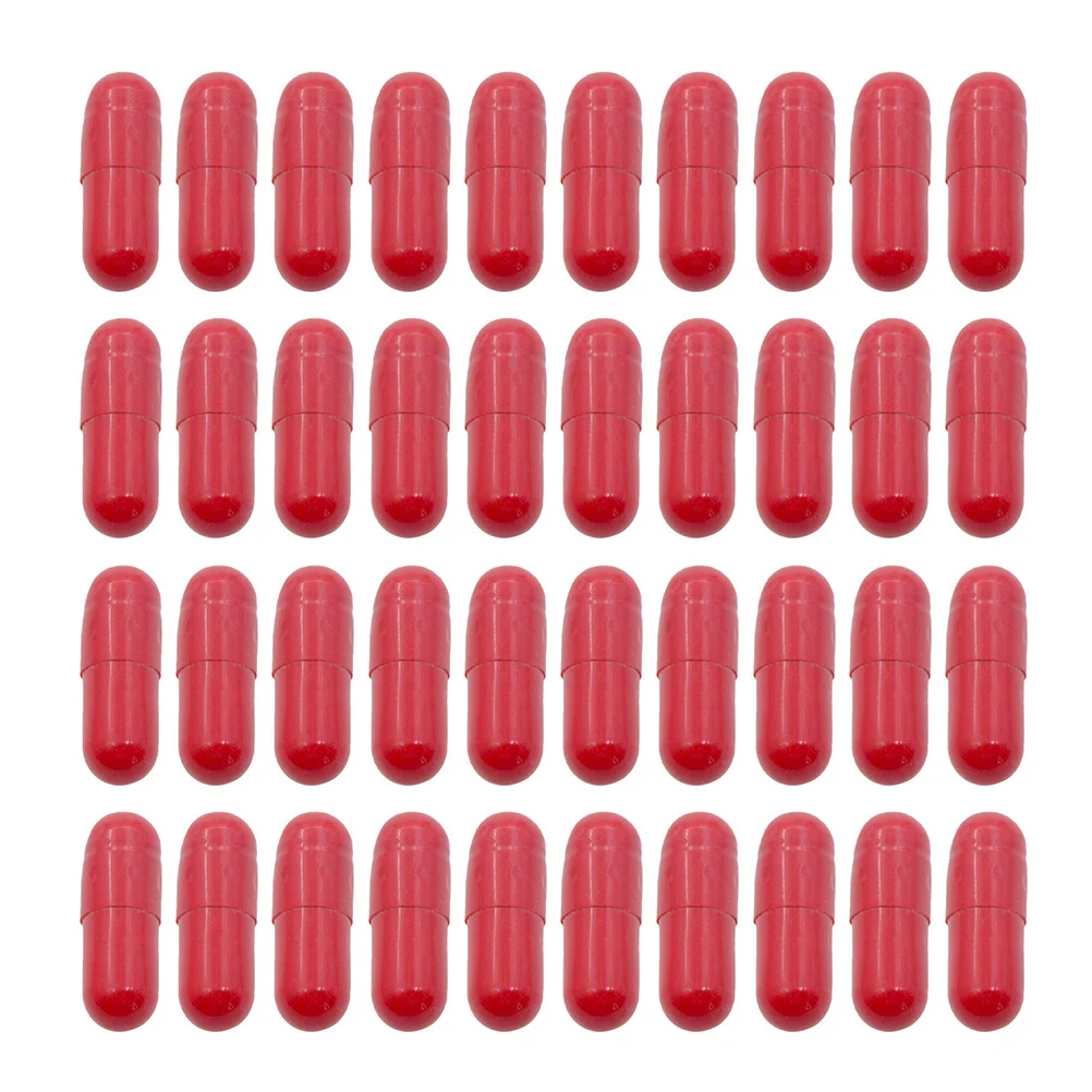 

40 Pcs Halloween Fake Blood Capsules Edible Face Stage Carmine Washable for Mouth