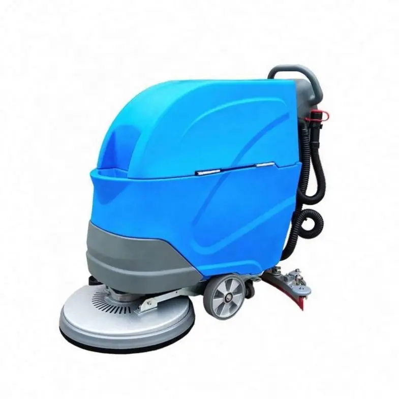 Hand Push Cleaning Brush Scrubber Road Walk Behind Floor Sweeper Machine Equipment Wholesale