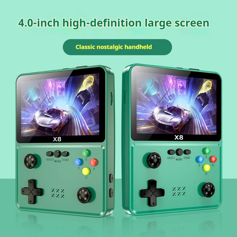 وحدة تحكم ألعاب ريترو R36S وحدة تحكم ألعاب محمولة عصا مزدوجة PSP شاشة كبيرة GBA ممر محاكي HD وحدة تحكم ألعاب صغيرة X8