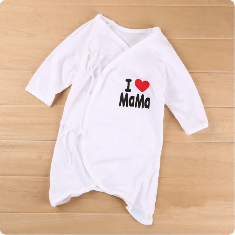 1pc/Lot Baby Romper I Love Mama I Love Papa Romper Newborn Butterfly Romper Climbing Clothes