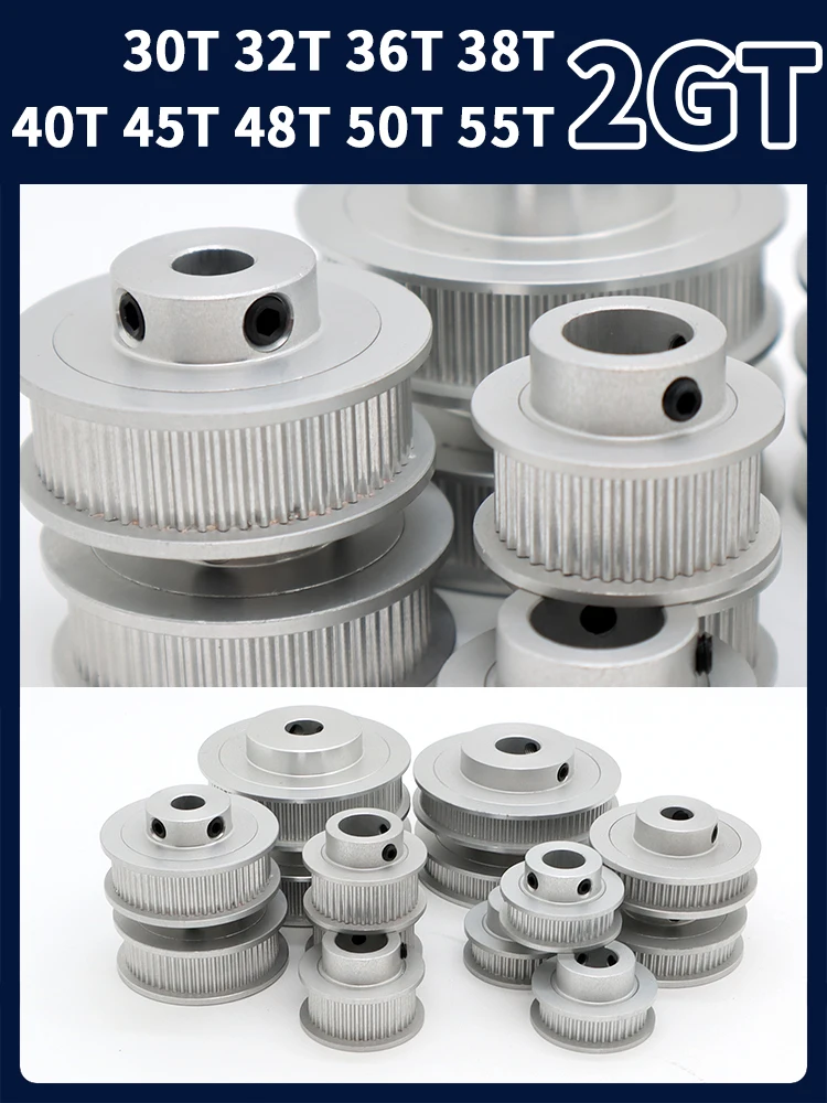 Poulie de synchronisation 2GT 30T 32T 36T 38T 40T 45T 48T 50T 55T 30 dents 32 dents 36 dents 38 dents 40 dents 45 dents 48 dents 50 dents 55 dents 2M
