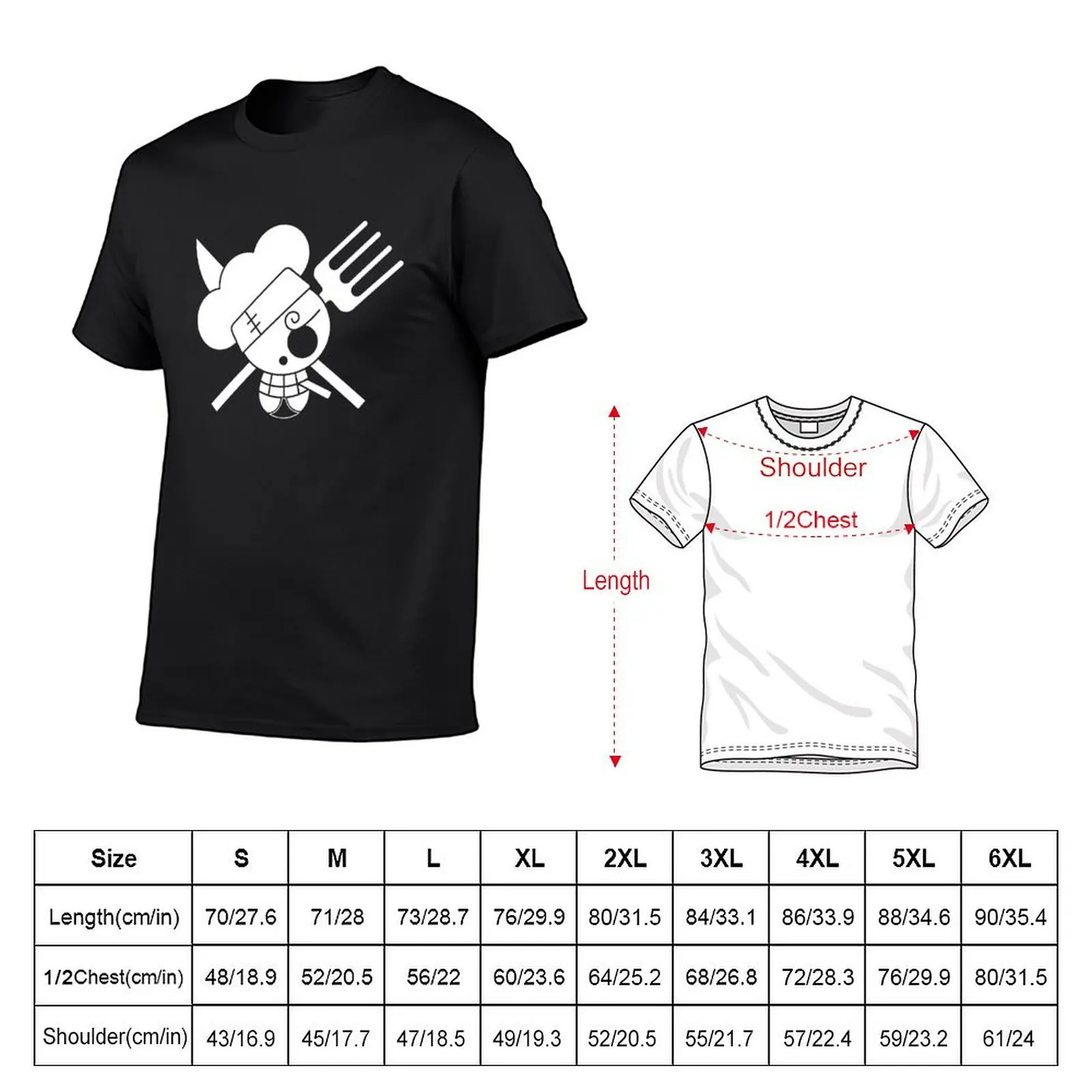 Sanji Jolly Roger 2 T-Shirt sports fans sublime T-shirts for men cotton